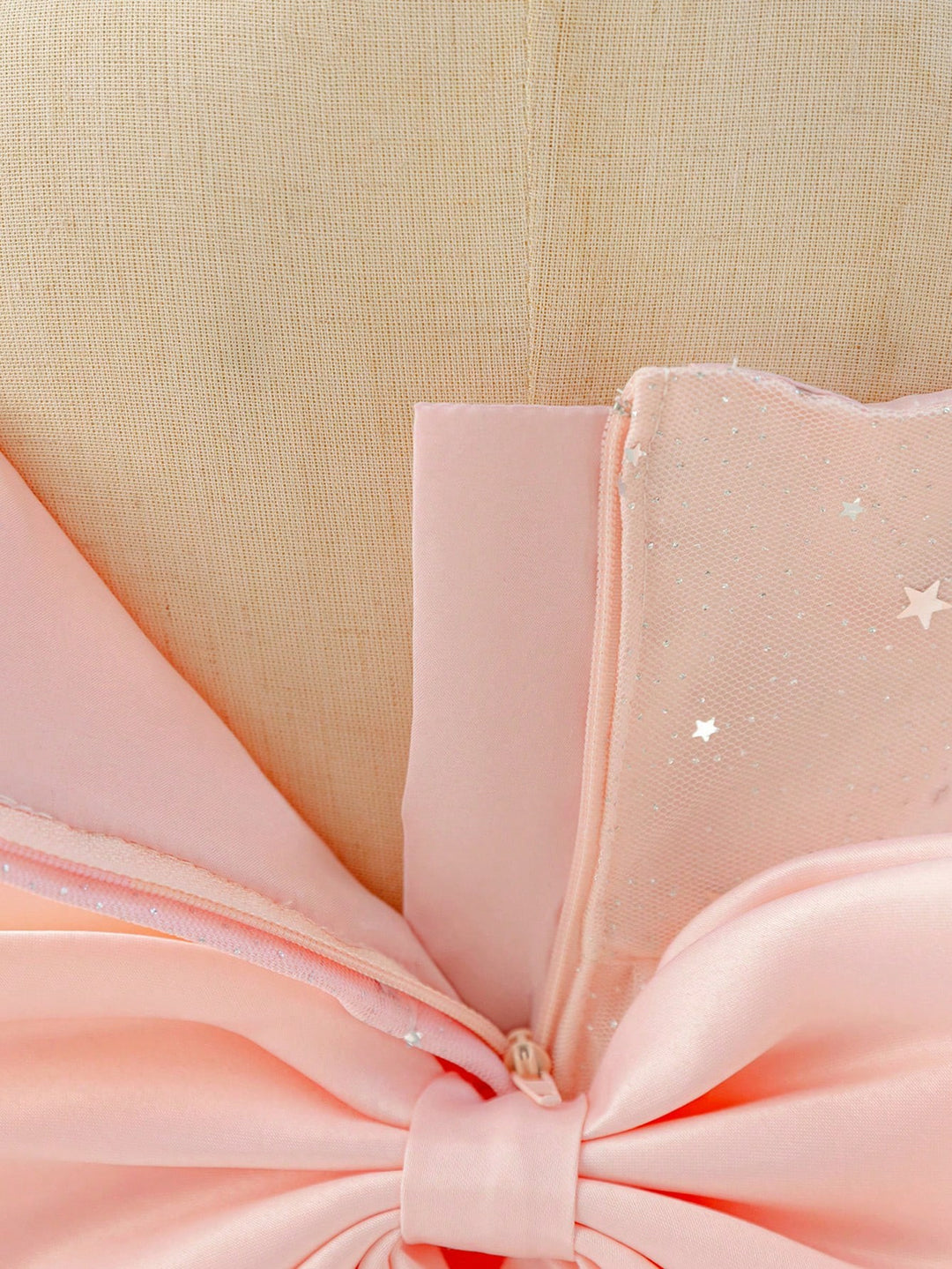 TinyTulle Sparkling Pink Tulle Starry Sky Princess Dress for Baby Girls
