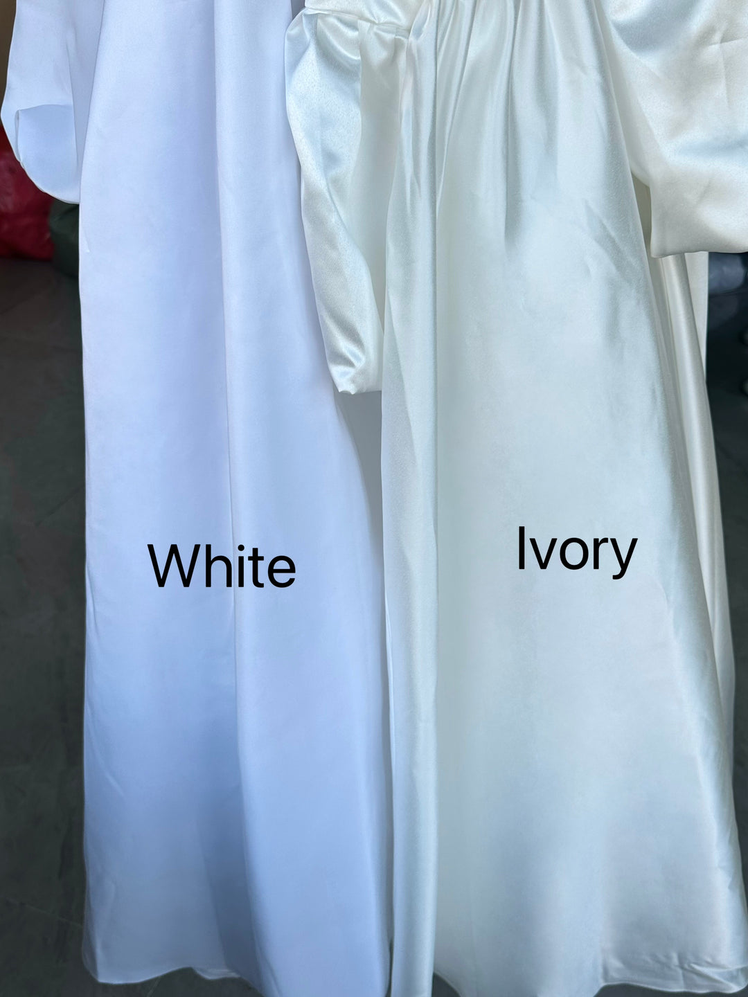 TinyTulle Elegant White Satin Flower Girl Dress with Beaded Bodice and Bow