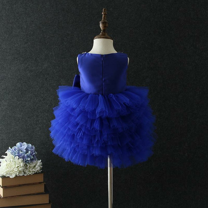 TinyTulle Sleeveless Tiered Tulle Princess Tutu Dress for Baby Girls